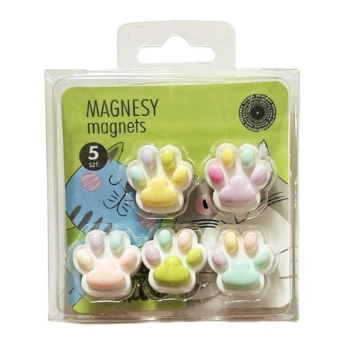Magnesy Genius Kitty 5szt, Ziemia Obiecana