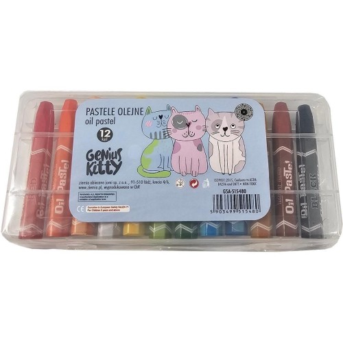 Pastele olejne Genius Kitty 12kol, Ziemia Obiecana