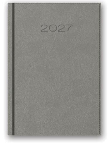 Kalendarz 2027 książkowy B6 Vivella szary