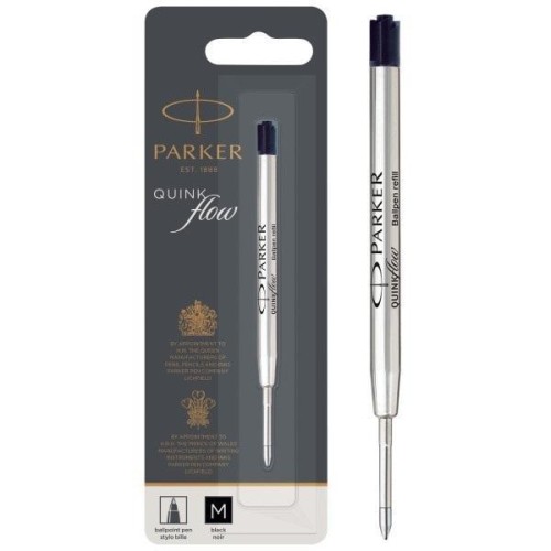 Wkład do długopisów Quinkflow czarny M, Parker