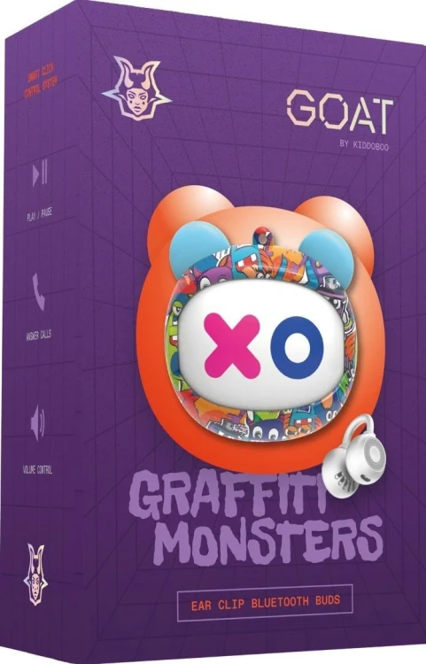 Słuchawki bezprzewodowe GOAT Earbuds Graffiti