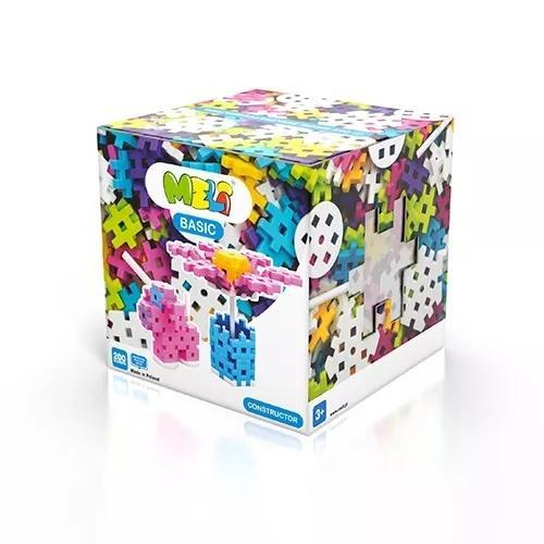 Klocki Meli Basic Constructor Pink 200szt, Meli