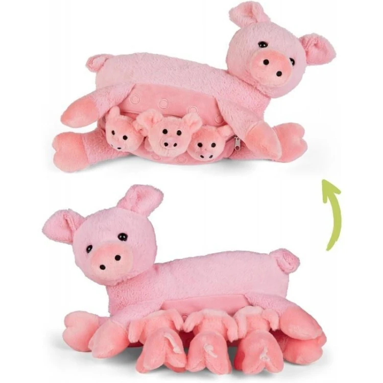 Mama świnka z 3 młodymi świnkami, Mamanimals