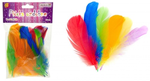 Piórka 10-12cm 50szt, Aliga