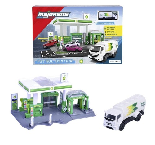 Majorette Stacja benzynowa BP + auto, Majorette