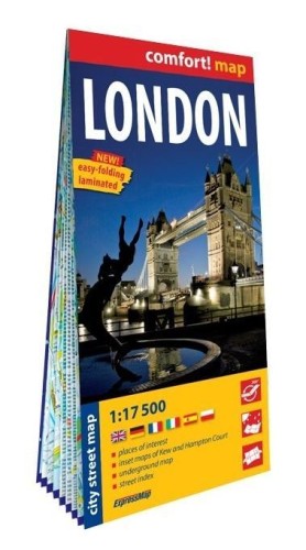 Comfort! map London 1:17 500, praca zbiorowa
