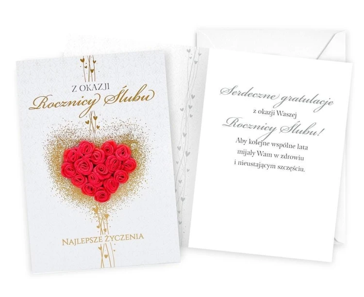 Karnet Rocznica ślubu