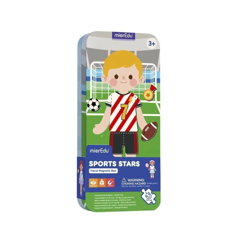 Puzzle magnetyczne Gwiazdy sportu, mierEdu