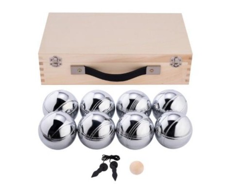 Zestaw do gry w bule - 6 kul metalowych, Quint
