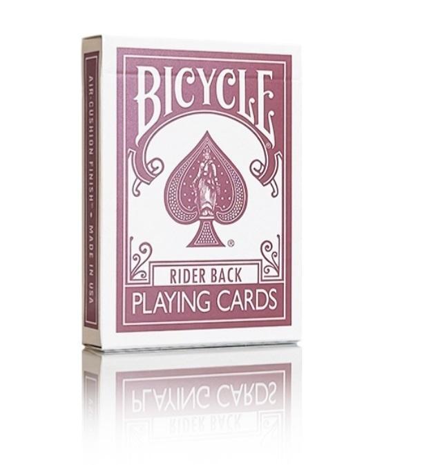 Karty Metallic Ruby BICYCLE, Quint