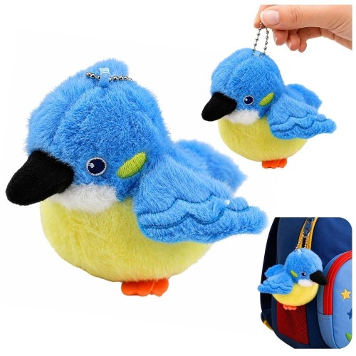 Ptaszek pluszowy brelok 9cm, Leantoys