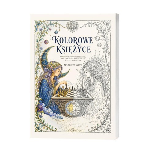 Kolorowe księżyce. Kolorowanki antydepresyjne...