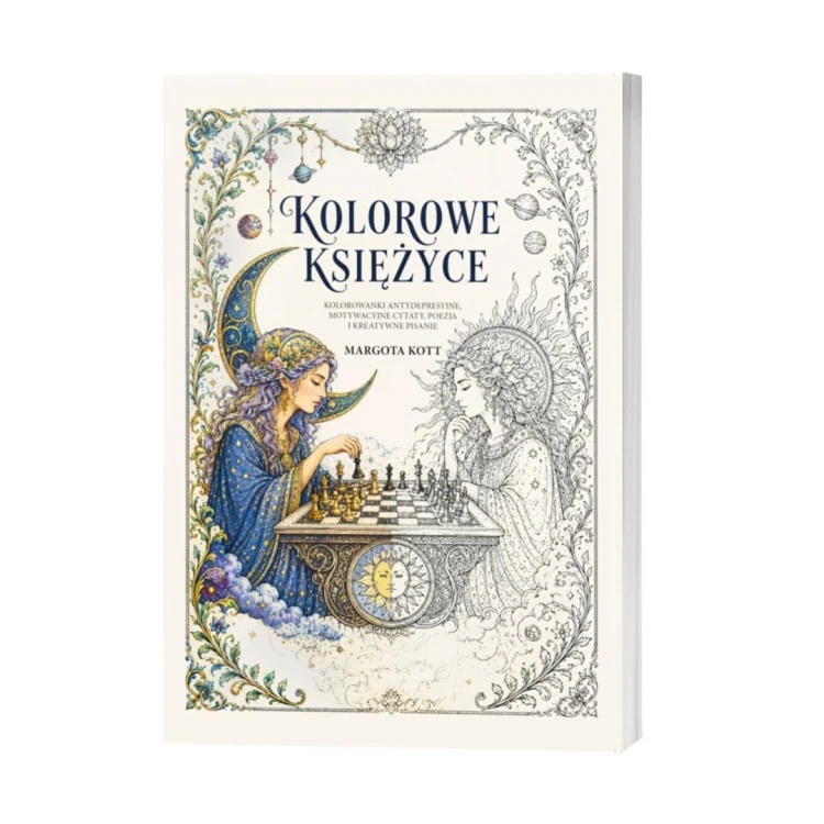 Kolorowe księżyce. Kolorowanki antydepresyjne...