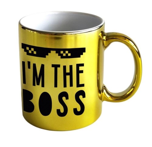 Kubek ON-005 I'm the boss, Kukartka