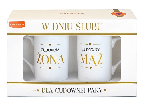 Kubek komplet Ślub, Kukartka