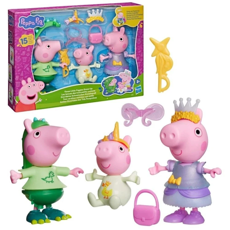 Świnka Peppa - Przebieranki małych świnek, HASBRO