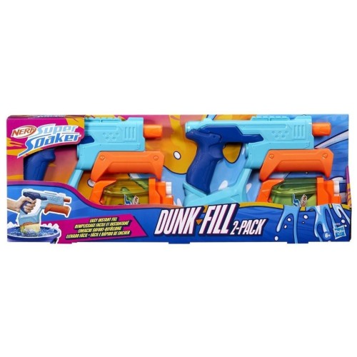 Nerf Super Soaker Dunk-Fill 2-pak, HASBRO