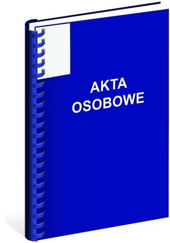 Teczka akt osobowych A4 niebieska (10szt)