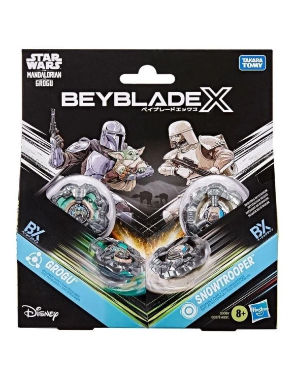 Beyblade X Star Wars Grogu vs Snowtrooper, HASBRO