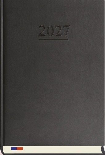 Terminarz 2027 stacjonarny czarny