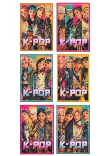 Zeszyt A5/40K kratka K-Pop (10szt) MAR MAR