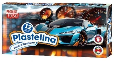 Plastelina szkolna Samochody 12 kol. ASTRA