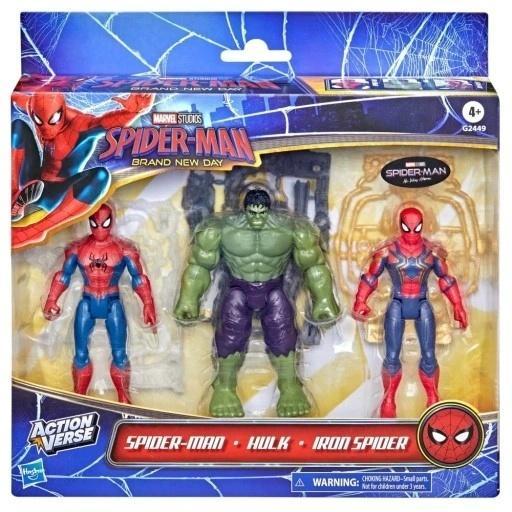 Spider-Man Actionverse Figurki 3-pak, HASBRO