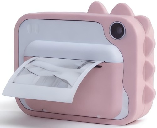 Aparat z drukarką termiczną + karta 32GB, pink