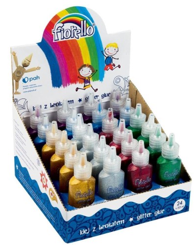 Klej brokatowy GR-BK20 (24szt) FIORELLO, Fiorello
