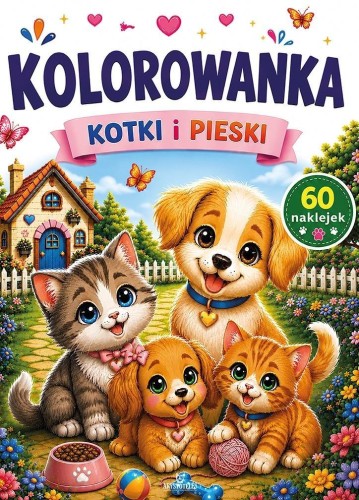 Kolorowanka. Kotki i pieski, Monika Matusiak