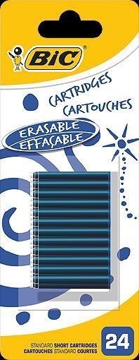 Naboje do piór niebieskie 24 sztuki BIC, BIC