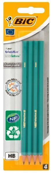 Ołówek Evolution Eco 4 szt bls BIC, BIC