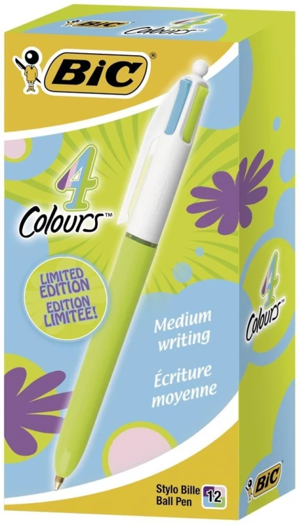 Długopis 4 Colours Fashion (12szt) BIC, BIC