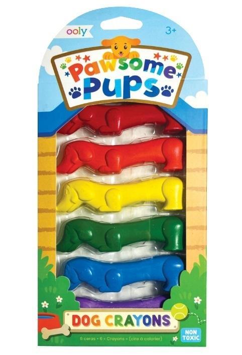Kredki pieski Pawsome Pups 6szt, ooly