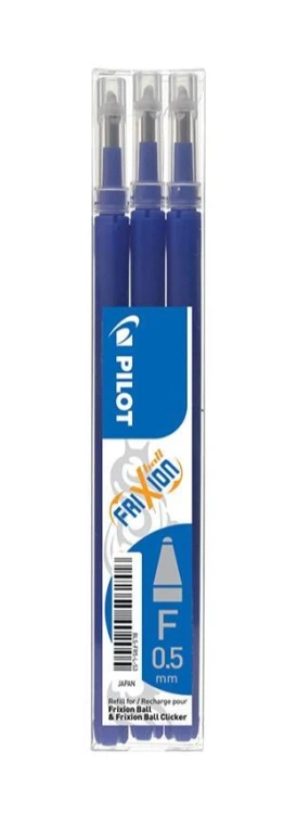 Wkład Frixion Clicker 0,5 niebieski 3szt PILOT