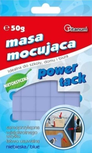 Masa mocująca 50g niebieska, Titanum