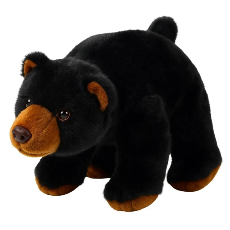 Maskotka Niedźwiedź czarny 28cm, Leantoys