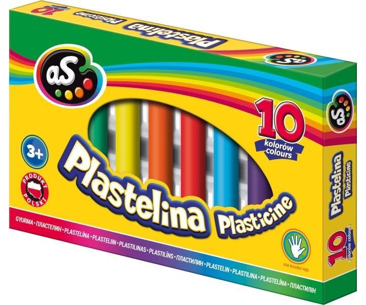 Plastelina 10 kolorów AS, ASTRA papiernicze