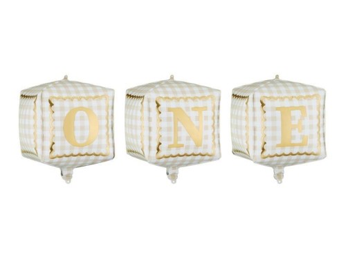 Balony foliowe kostki One 34x36cm