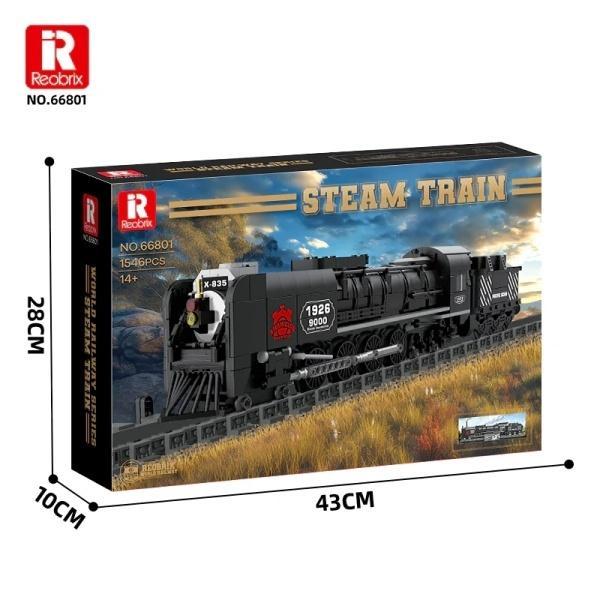 Klocki Steam Locomotive 1546el, Reobrix
