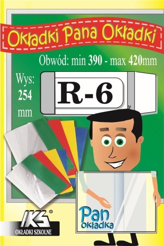 Okładka książkowa regulowana R6 (25szt) IKS, IKS