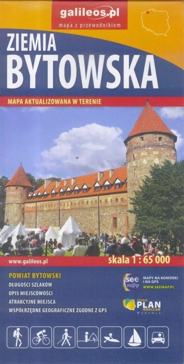 Mapa - Ziemia Bytowska 1:65 000, praca zbiorowa