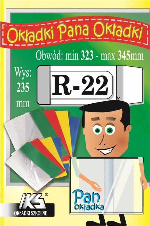 Okładka książkowa regulowana R22 (25szt) IKS, IKS
