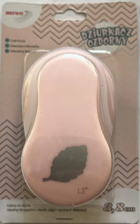 Dziurkacz ozdobny Liść 3.8cm, Brewis