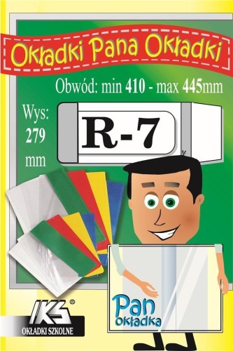 Okładka książkowa regulowana R7 (25szt) IKS, IKS