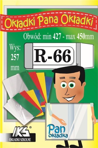 Okładka książkowa regulowana R66 (25szt) IKS, IKS