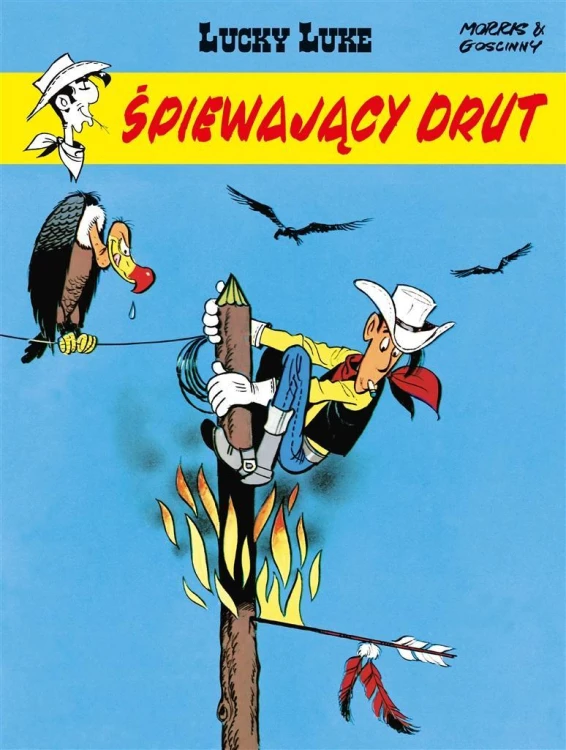Lucky Luke. Śpiewający drut, Rene Goscinny, Morris