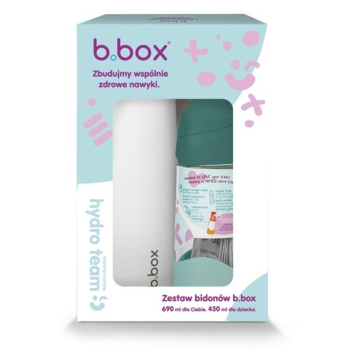 Butelka termiczna 690ml + butelka ze słomką 450ml
