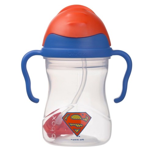 Bidon ze słomką Superman 240ml, B.box for kids
