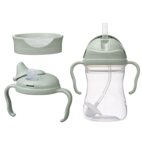 Kubek 3w1 zestaw Sage 240ml, B.box for kids
